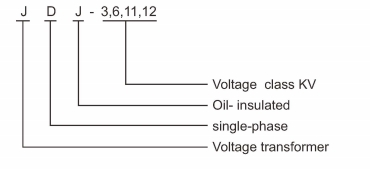 JDJ-3, 6, 10, 12 Oil-Immersed Voltage Transformer type