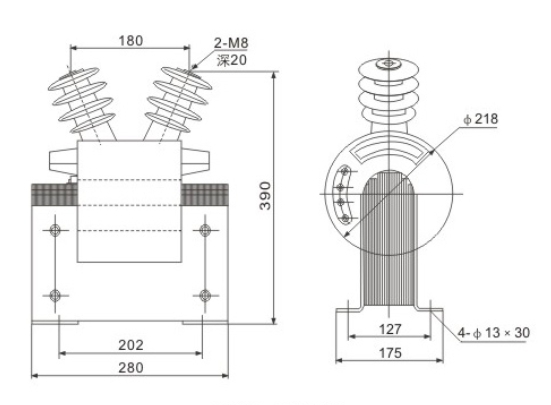 JDZC-3.6.10 Cast Epoxy Resin Voltage Transformers 1500-2000VA