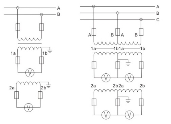 JDZC-3.6.10 Cast Epoxy Resin Voltage Transformers Principle diagram