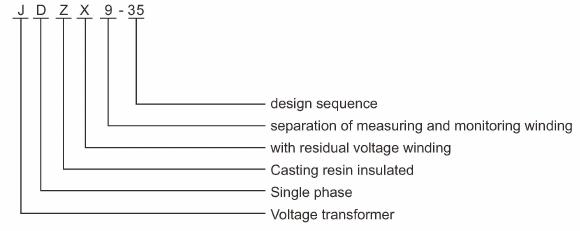 Transformateur de tension JDZXF9-35W & JDZX9-35KV | Solutions de transformateur extérieur 35kV moulées en résine époxy