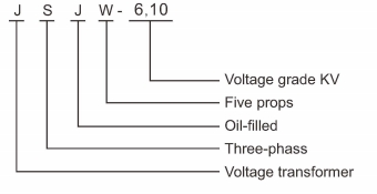 JSJW-6, JSJW-10kv Three-Phase Oil-Immersed Voltage Transformers, 10 Oil-Filled Three-Phase Voltage Transformers type