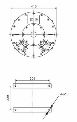 LJW1-35 and LJWD1-35 current transformers are steel-tank oil-immersed devices outline 2