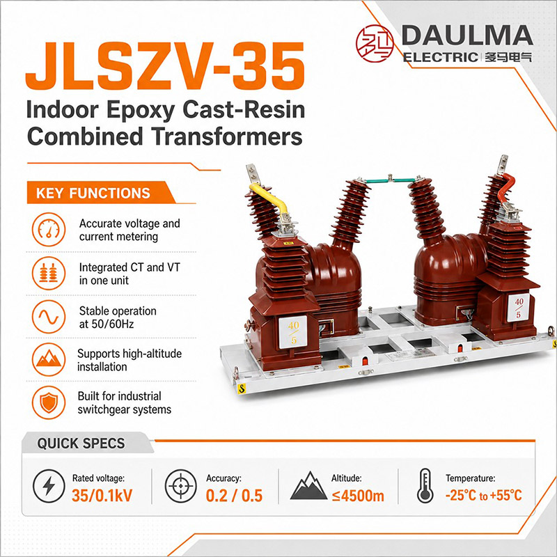 JLSZV-35 Transformator Gabungan Arus dan Tegangan 35kV 3 JLSZV 35 Indoor Cast Resin Current and Voltage Transformer 35kV 2 1
