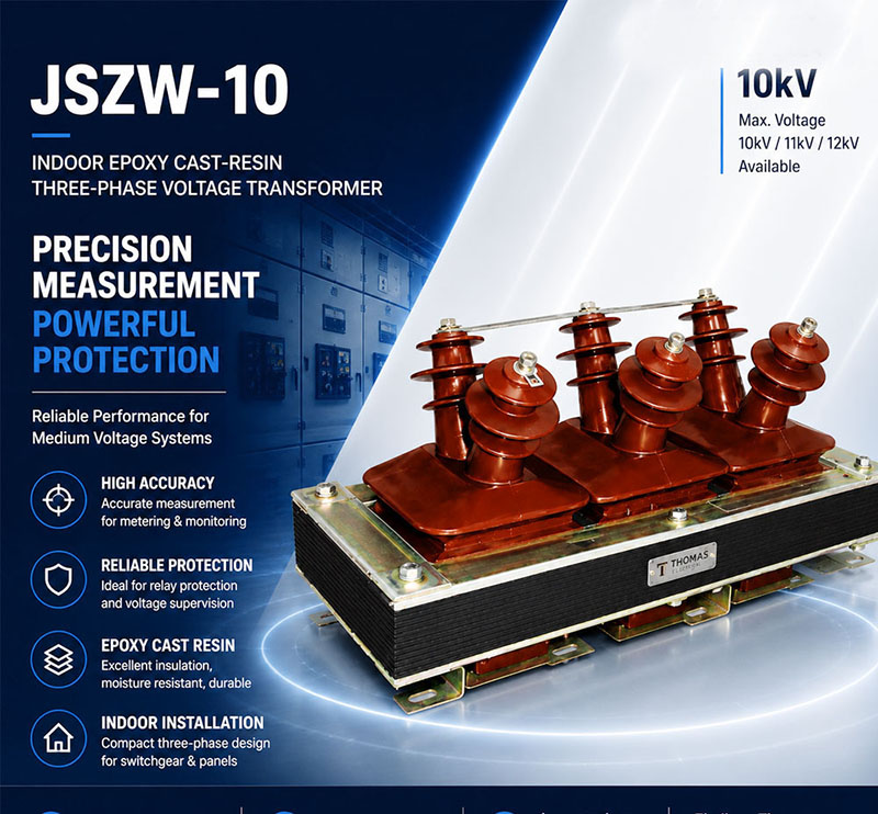 JSZW 10 Indoor Cast Resin Voltage Transformer 4