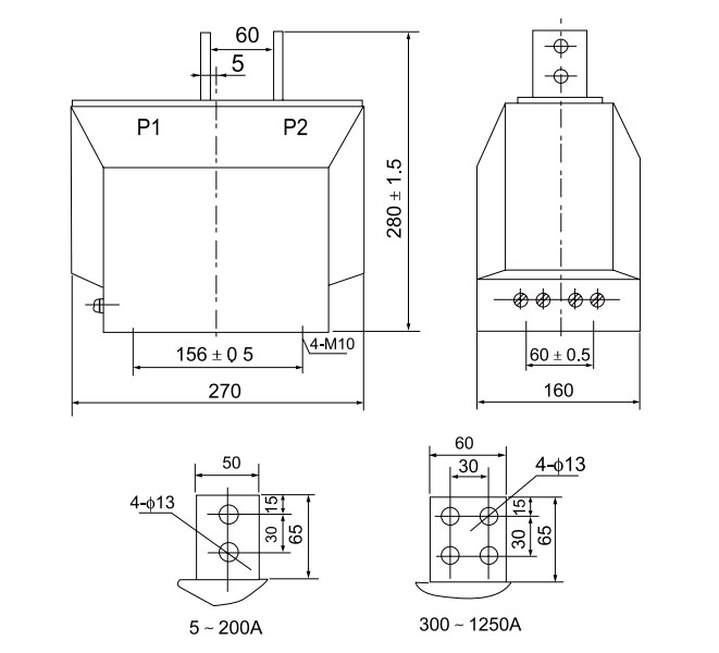 LZZBJ9-10 A,B,C 10kV Indoor Cast-Resin Current Transformer - product-display