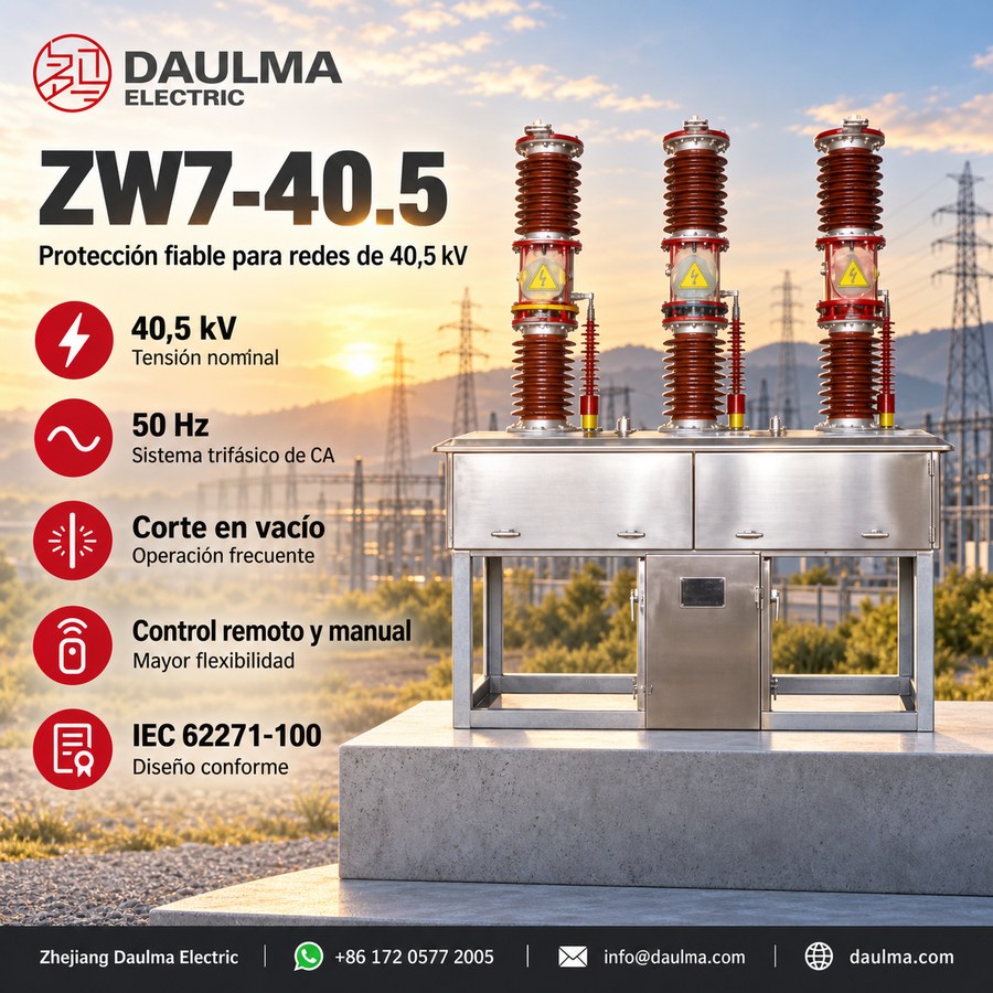 Interruptor ZW7-40.5 para redes exteriores