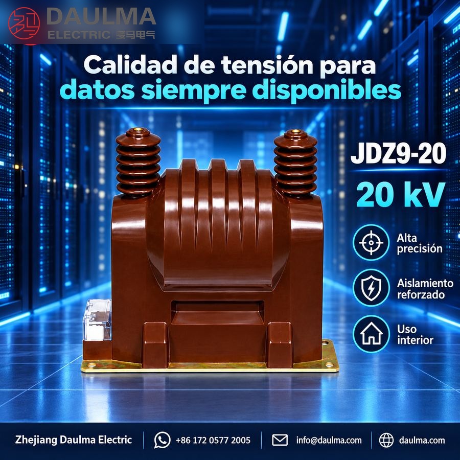 Transformador de tensión JDZ9-20, JDZXF-20, JDZX-20 2 Transformador JDZ9-20 ante un centro de datos