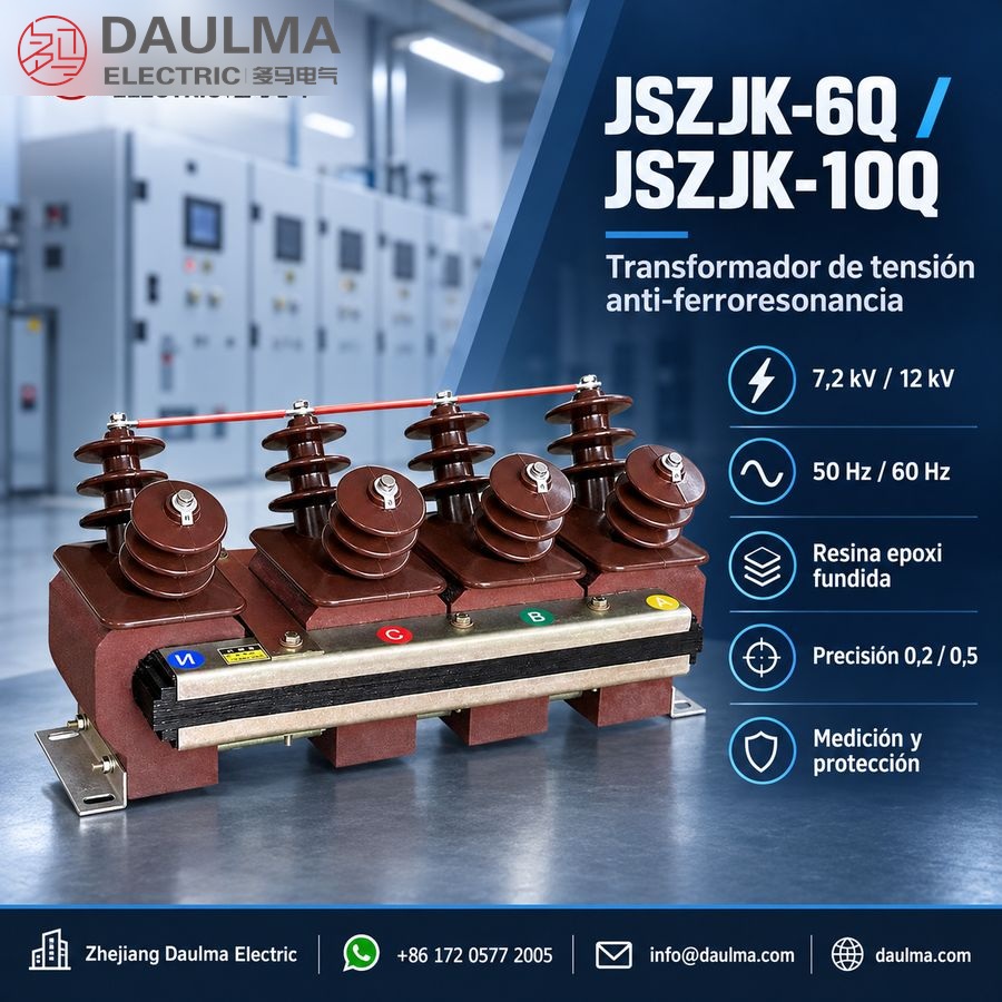 Transformador de tensión JSZJK-6Q/10Q anti-ferroresonancia 1 Transformador JSZJK-6Q/10Q anti-ferroresonancia