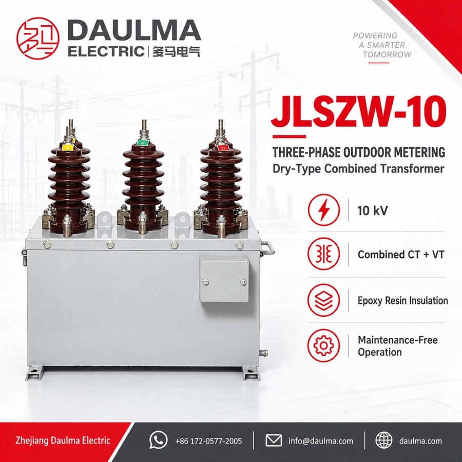 JLSZW-10 Outdoor Dry-Type Three-Phase Combined Transformer 2 JLSZW-10 three-phase outdoor combined transformer technical poster