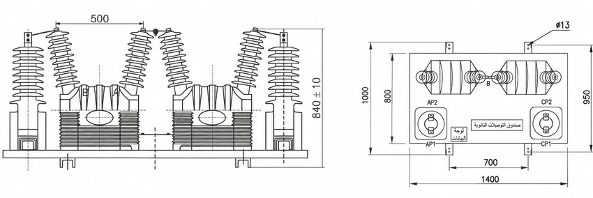 مخطط تركيب JLSZW-35 باللغة العربية