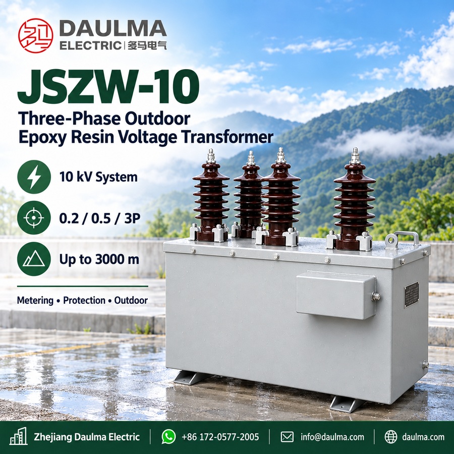 JSZW-10 Three-Phase Outdoor Epoxy Resin Voltage Transformer 2 JSZW-10 three-phase outdoor epoxy resin voltage transformer poster