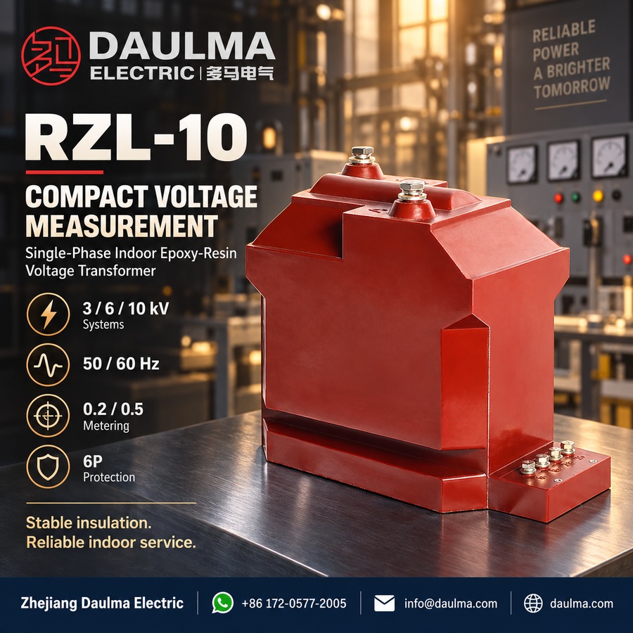 RZL-10 Single-Phase Epoxy Resin Voltage Transformer 2 RZL-10 single-phase indoor epoxy-resin voltage transformer poster