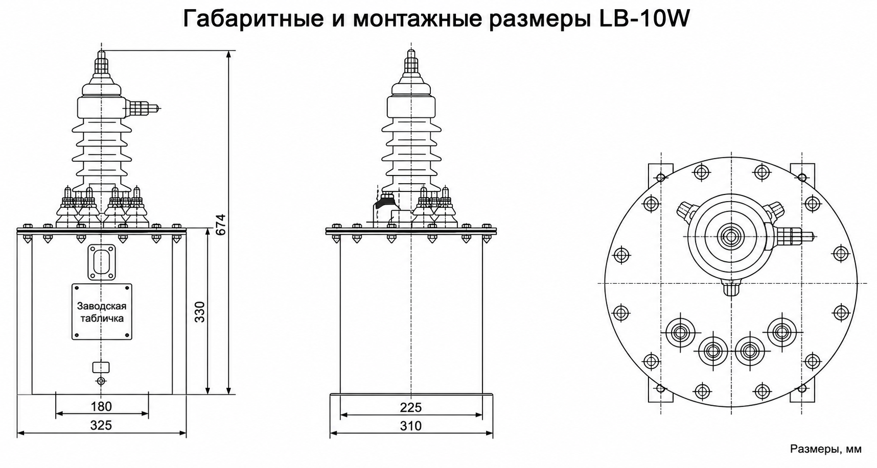 Габаритные размеры