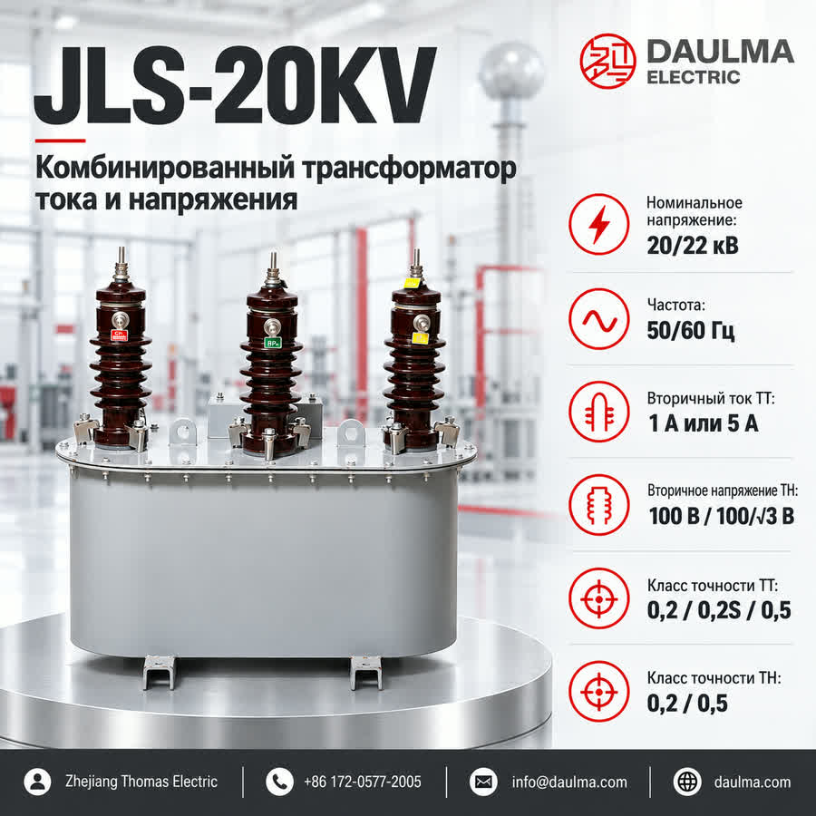 Комбинированный масляный измерительный трансформатор JLS-20KV для наружной установки, 20/22 кВ | daulma.com 2 Комбинированный масляный измерительный трансформатор JLS-20KV для наружной установки, 20/22 кВ | daulma.com — технический плакат на русском языке
