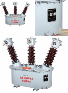 محول أجهزة مدمج ثلاثي الطور JLS-35KV بجهد 35 كيلوفولت للقياس الخارجي | Daulma