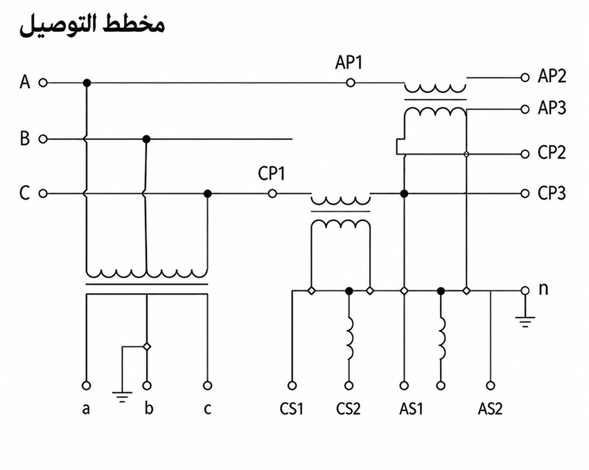 مخطط توصيل JLS-6/10/11 بالعربية
