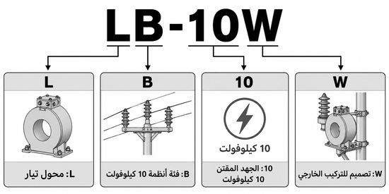 شرح ترميز LB-10W بالعربية