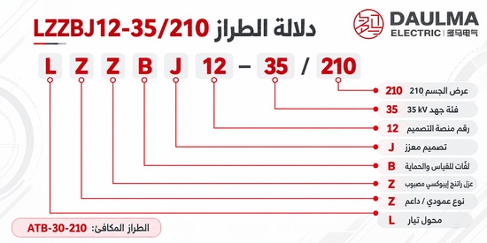 دلالة طراز LZZBJ12-35/210 باللغة العربية