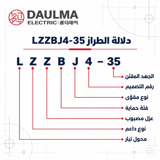 دلالة طراز LZZBJ4-35 باللغة العربية
